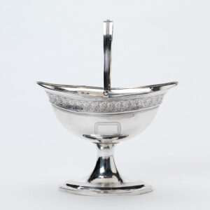 Irish Silver Georgian Basket