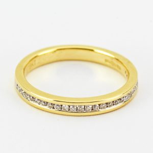 18 carat gold diamond eternity ring