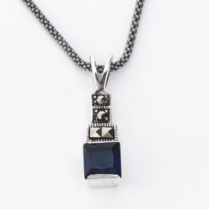Dainty art deco style pendant