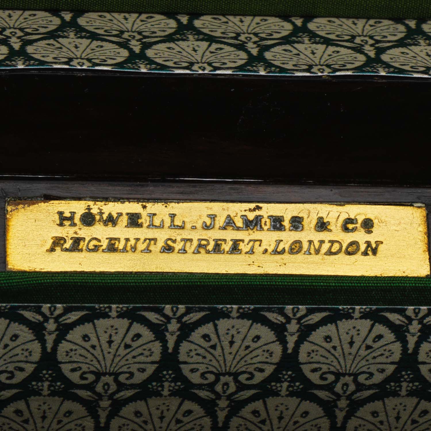 Victorian Wavy Ash Stationary Box - Image 6