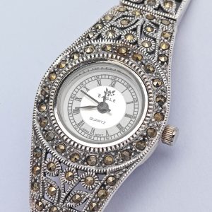 Silver Marcasite Watch