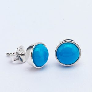 Silver Turquoise Studs