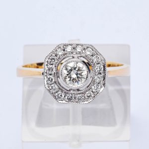 Diamond Cluster Ring