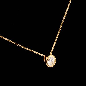 18 ct Solitaire Diamond Pendant