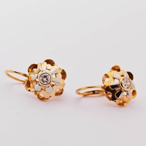 Antique 18ct Diamond Drop Earrings