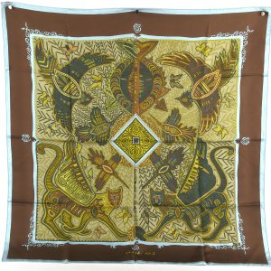 Hermes Silk Scarf