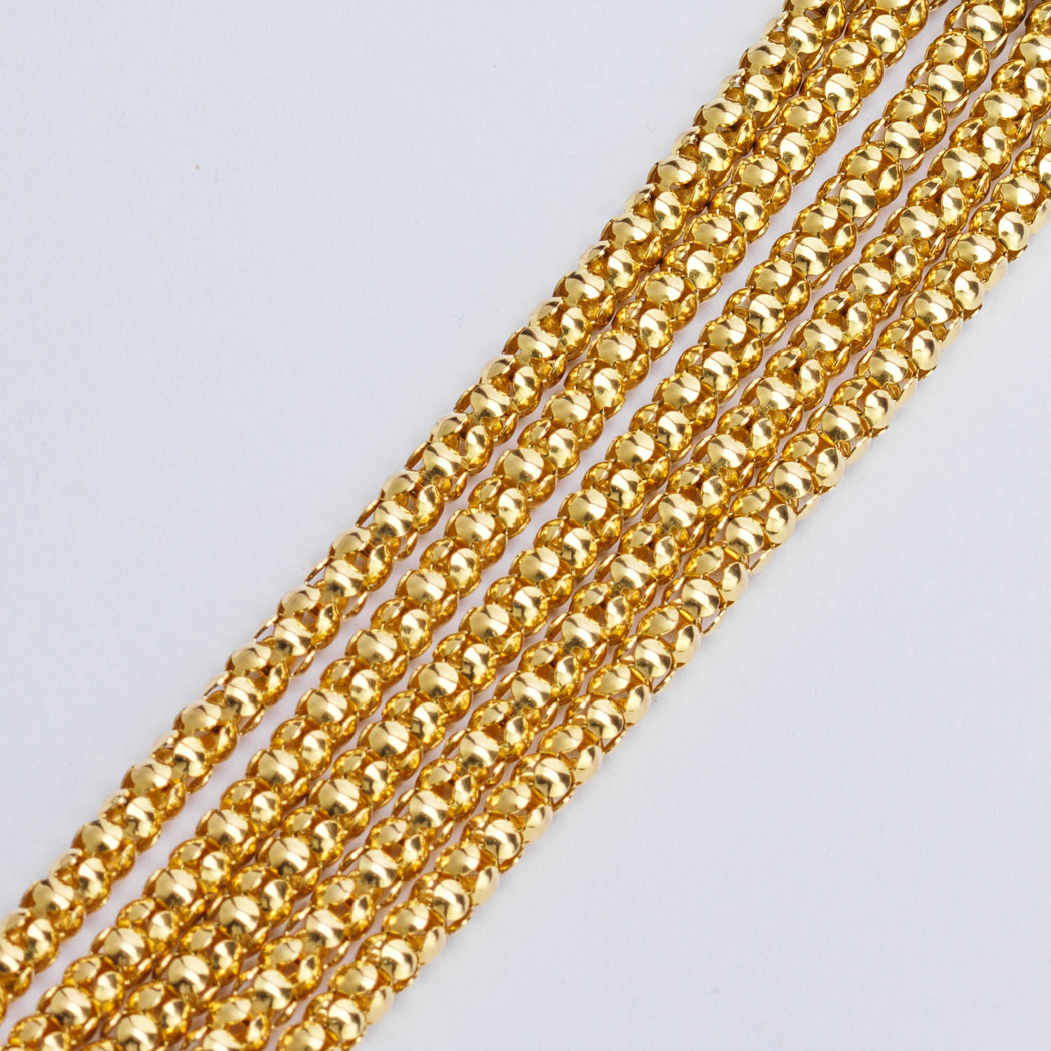 9 Carat 5 Strand Gold Bracelet - Image 5