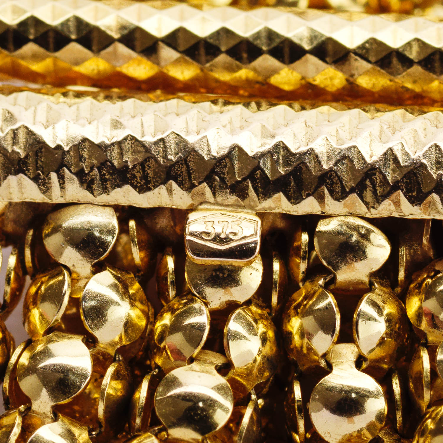 9 Carat 5 Strand Gold Bracelet - Image 7