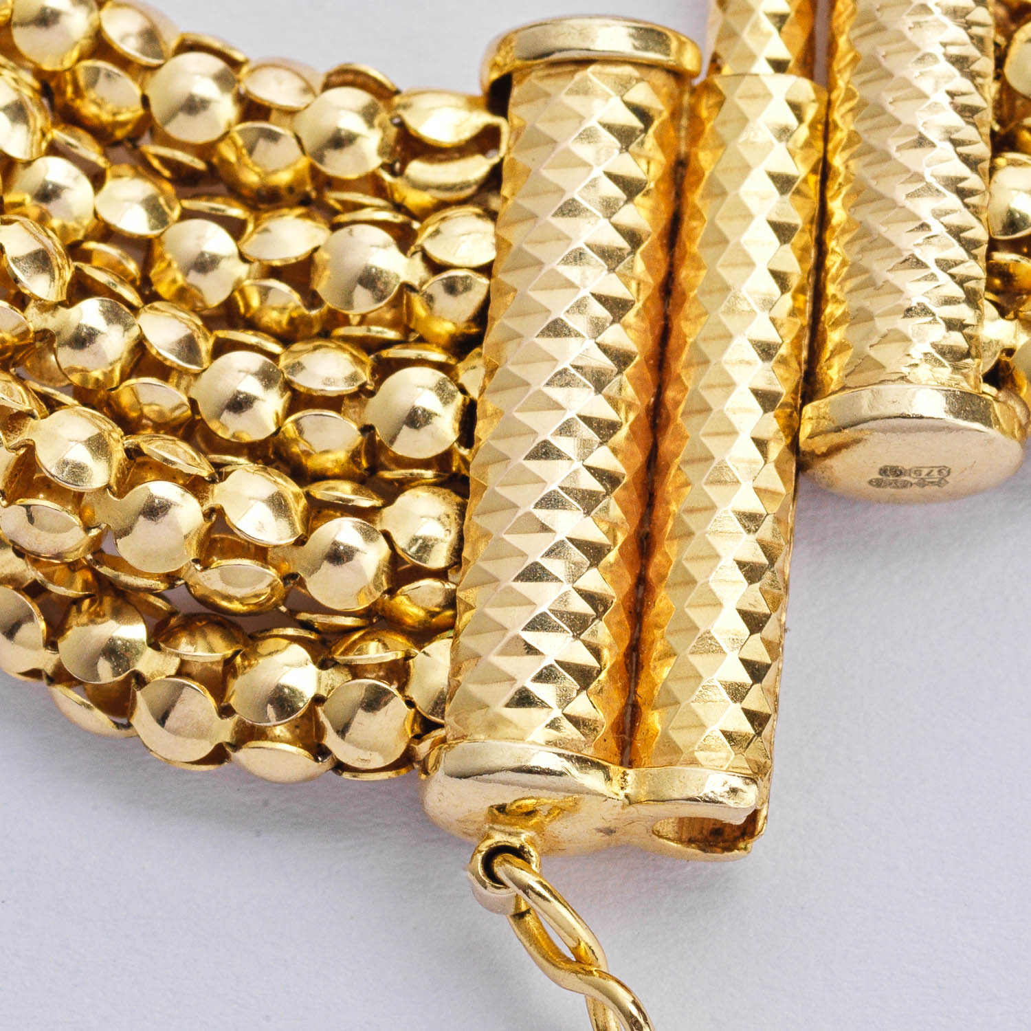 9 Carat 5 Strand Gold Bracelet - Image 8