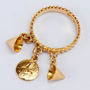 18 Carat Gold Charm Ring
