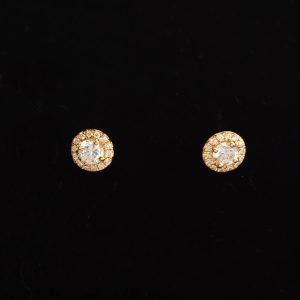 18 Carat Diamond Cluster Studs