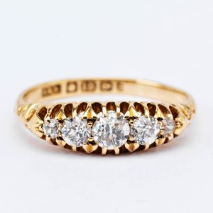 Antique 5-Stone Diamond Ring