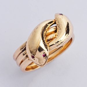 9 Carat Snake Ring