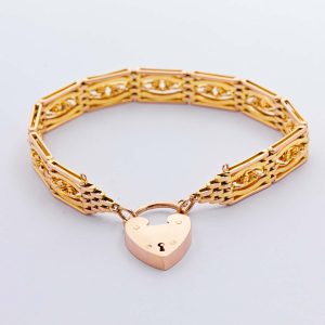 Antique Gold Gate Bracelet
