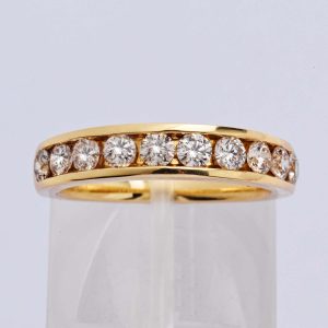 Channel Set Diamond Eternity Ring