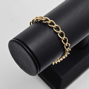 9 Carat Gold Open Link Bracelet