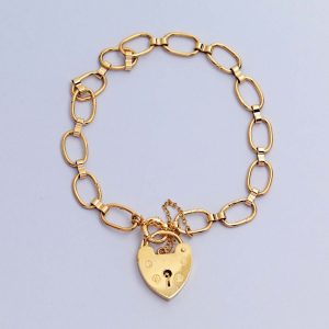 Oval Link Bracelet & Padlock