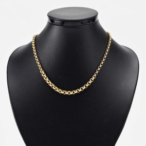 9ct Gold Graduated Belcher Chain