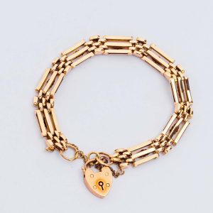 Antique Rose Gold Gate Bracelet