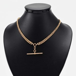 Antique Rose Gold Albert Chain