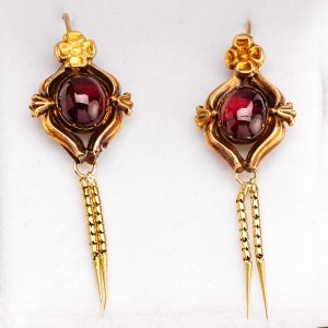 Victorian Garnet Earrings