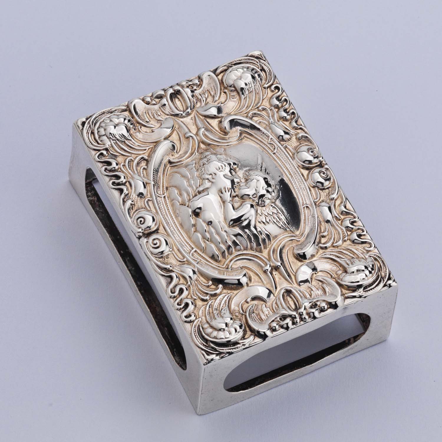 Antique Silver Matchbox Cover - Image 5
