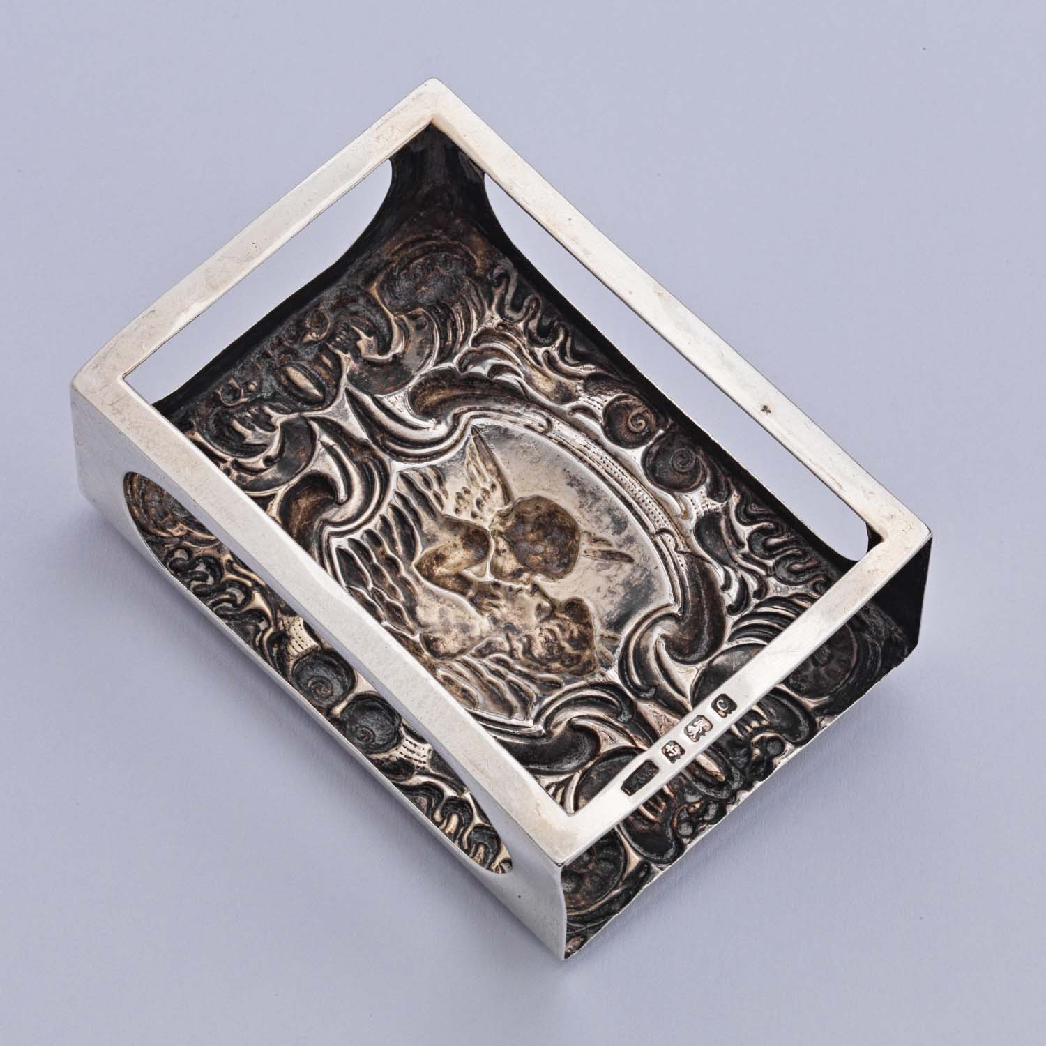 Antique Silver Matchbox Cover - Image 6