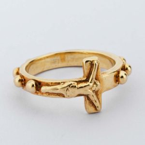 Gold Rosary Ring