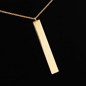 Gold Bar Pendant