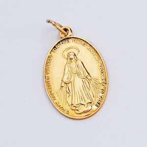 9 Carat Gold Miraculous Medal