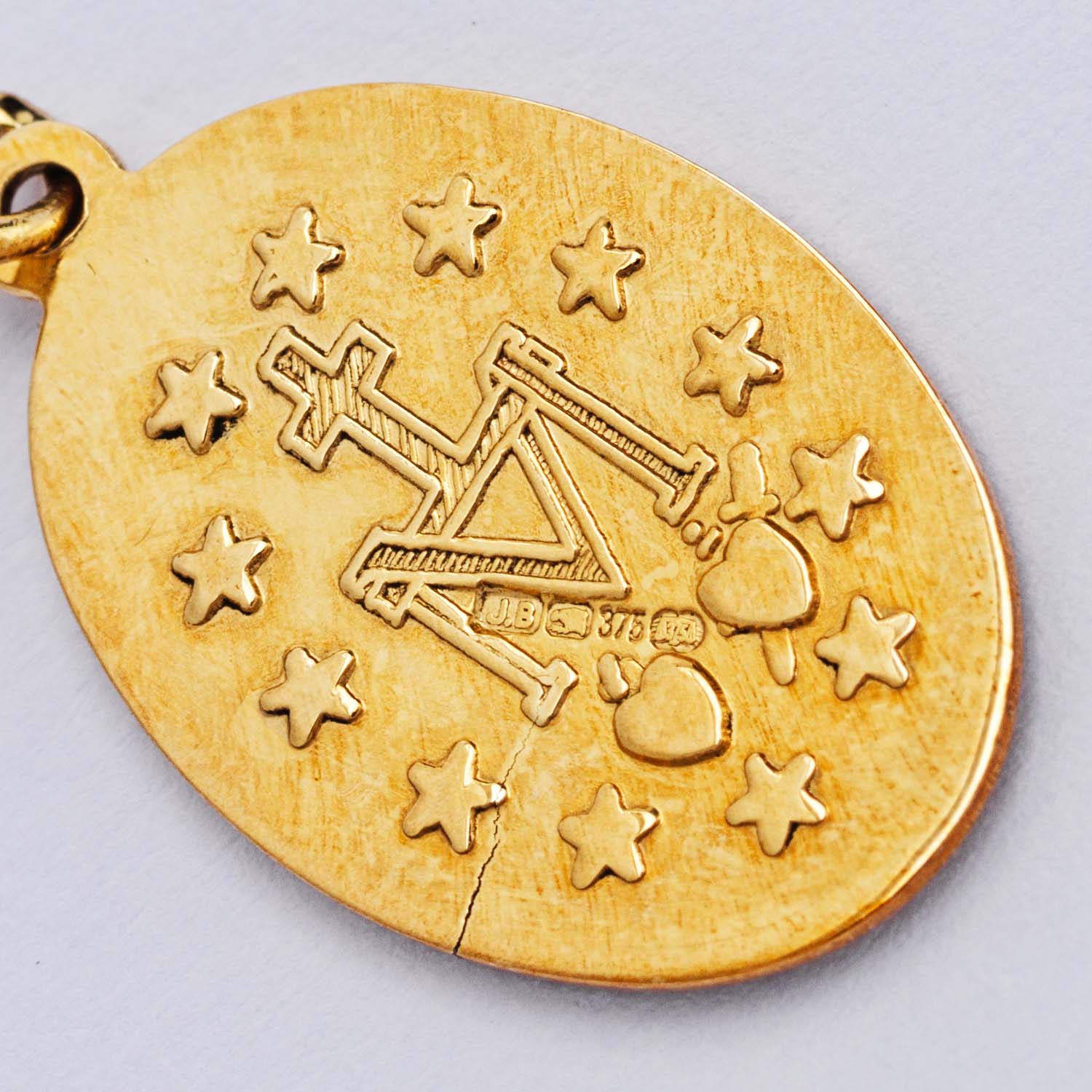 9 Carat Gold Miraculous Medal - Image 4