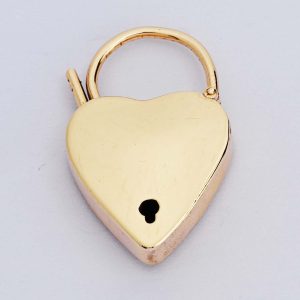 Large 9 Carat Gold Padlock