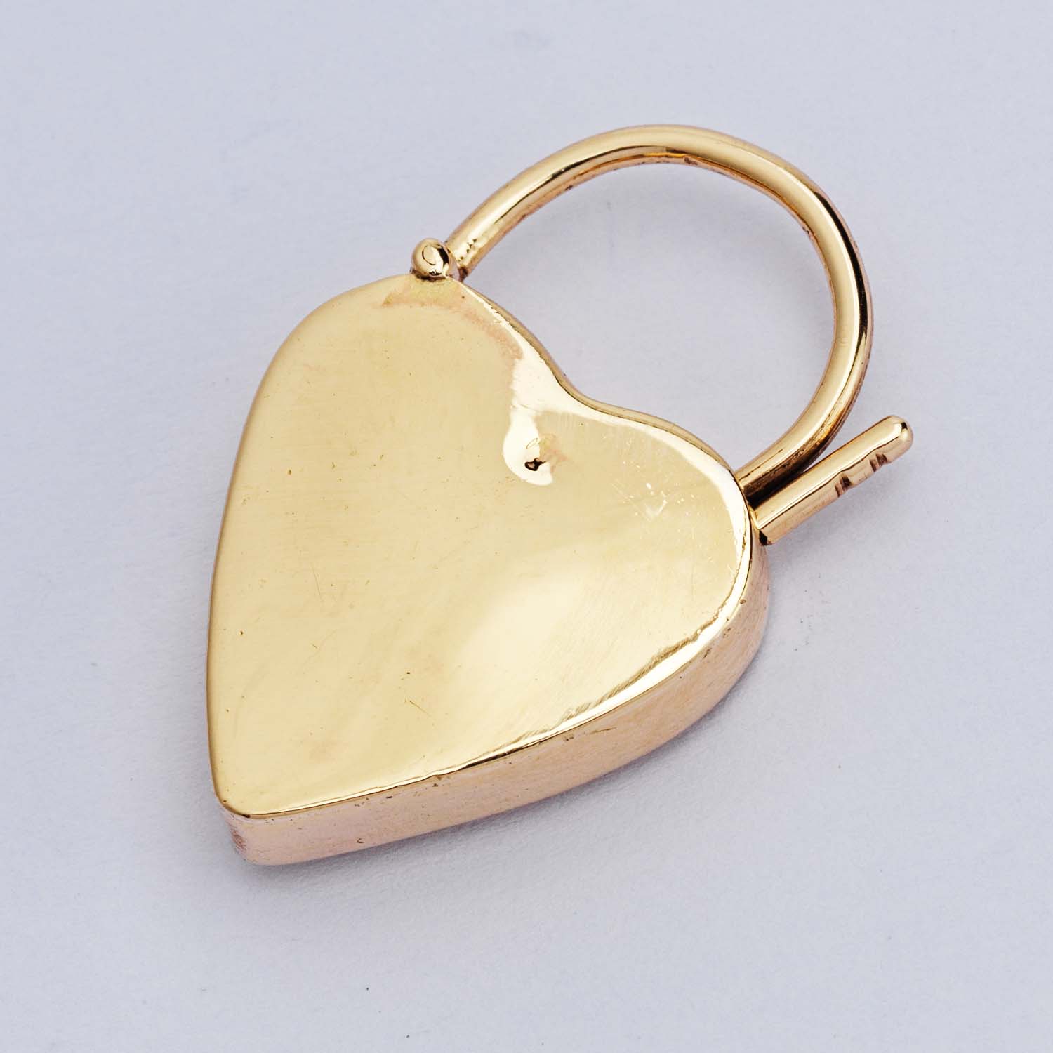 Large 9 Carat Gold Padlock - Image 4