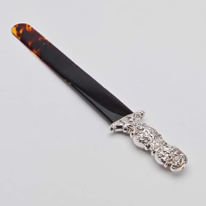 Antique Silver & Tortoiseshell Page Turner