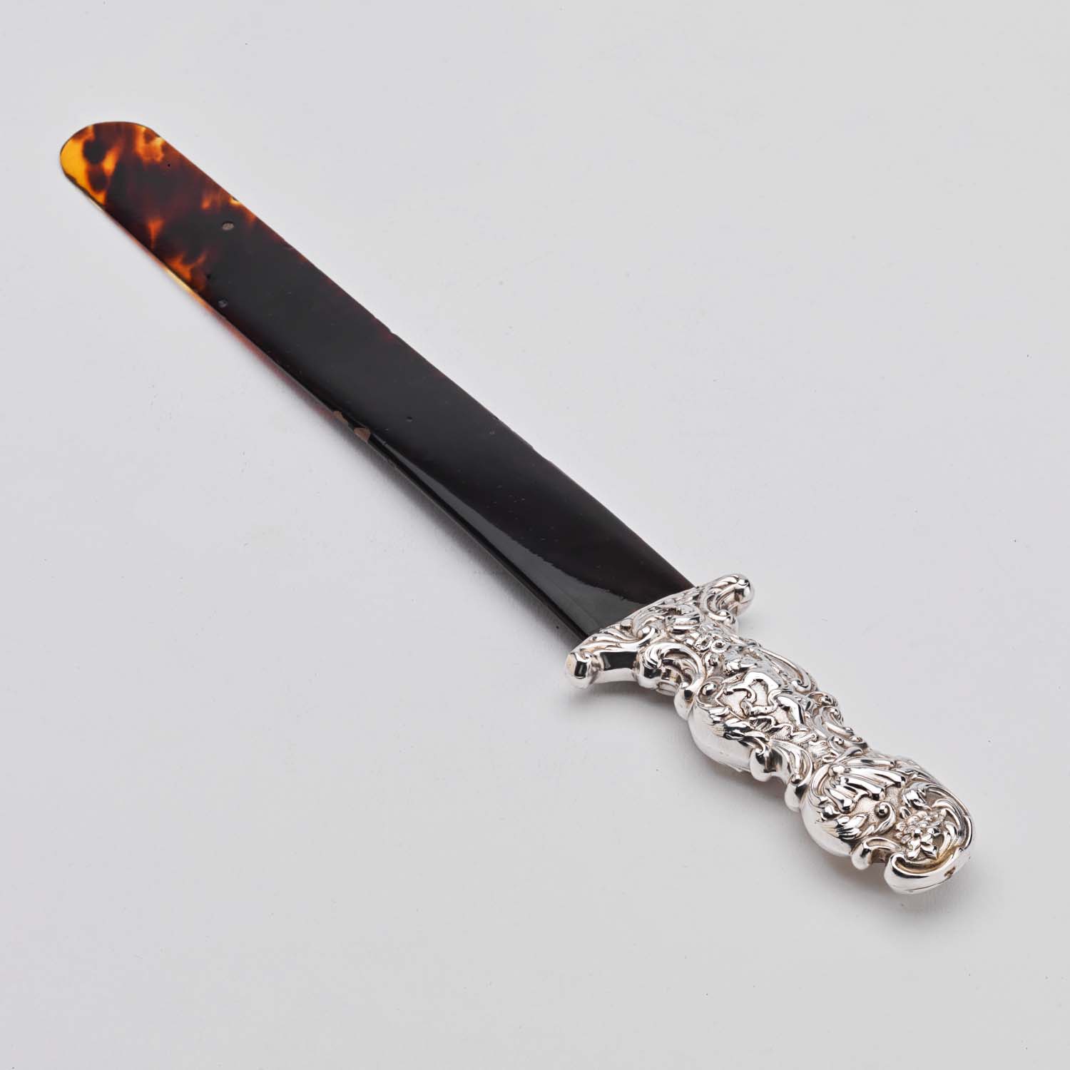 Antique Silver & Tortoiseshell Page Turner