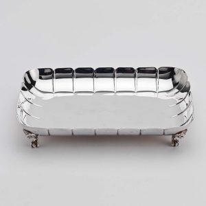 Irish Silver Four-Legged Tray