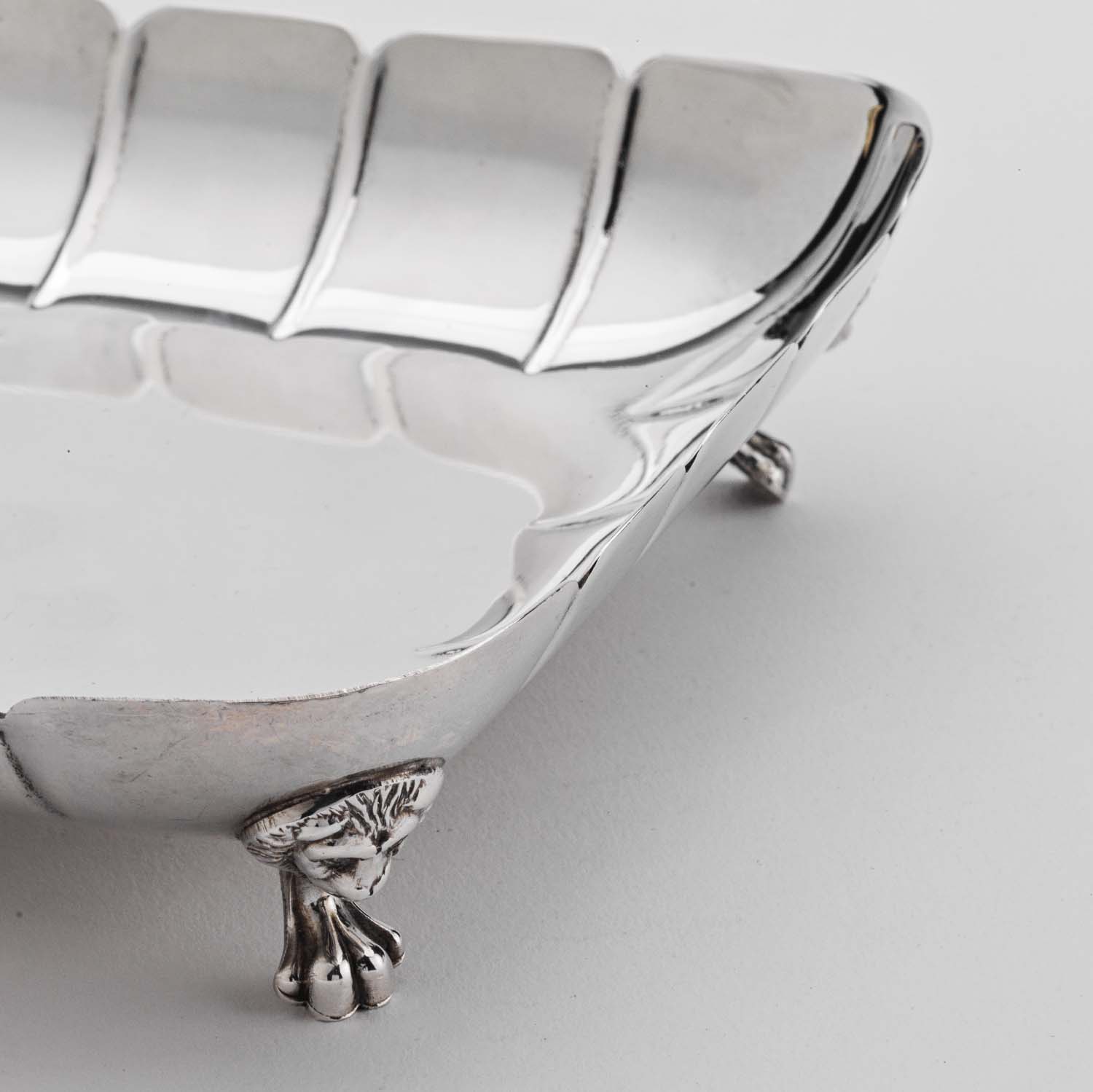 Irish Silver Four-Legged Tray - Image 4