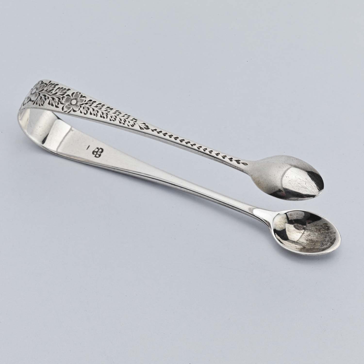 Victorian Silver Spoon & Tongs Set - Image 5