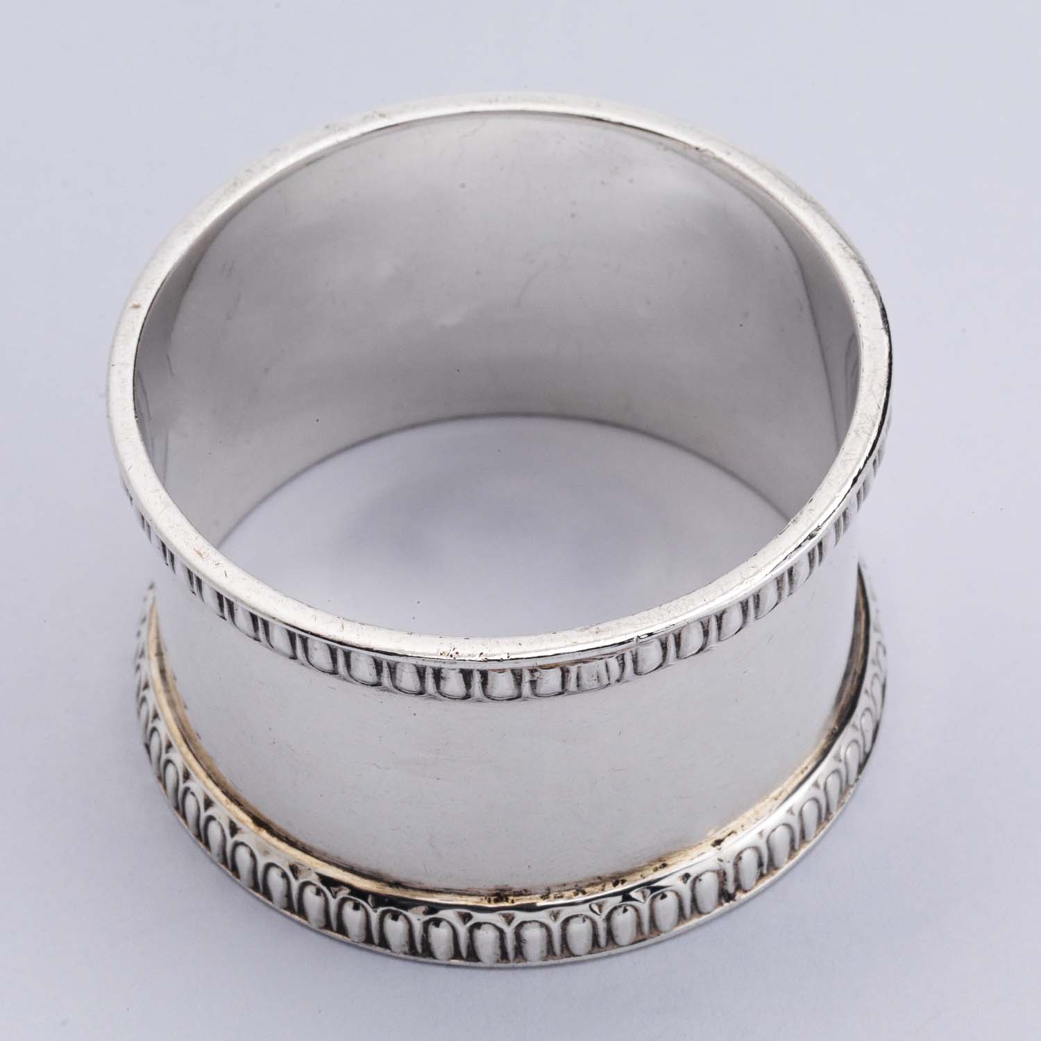 Antique Silver Napkin Ring - Image 2