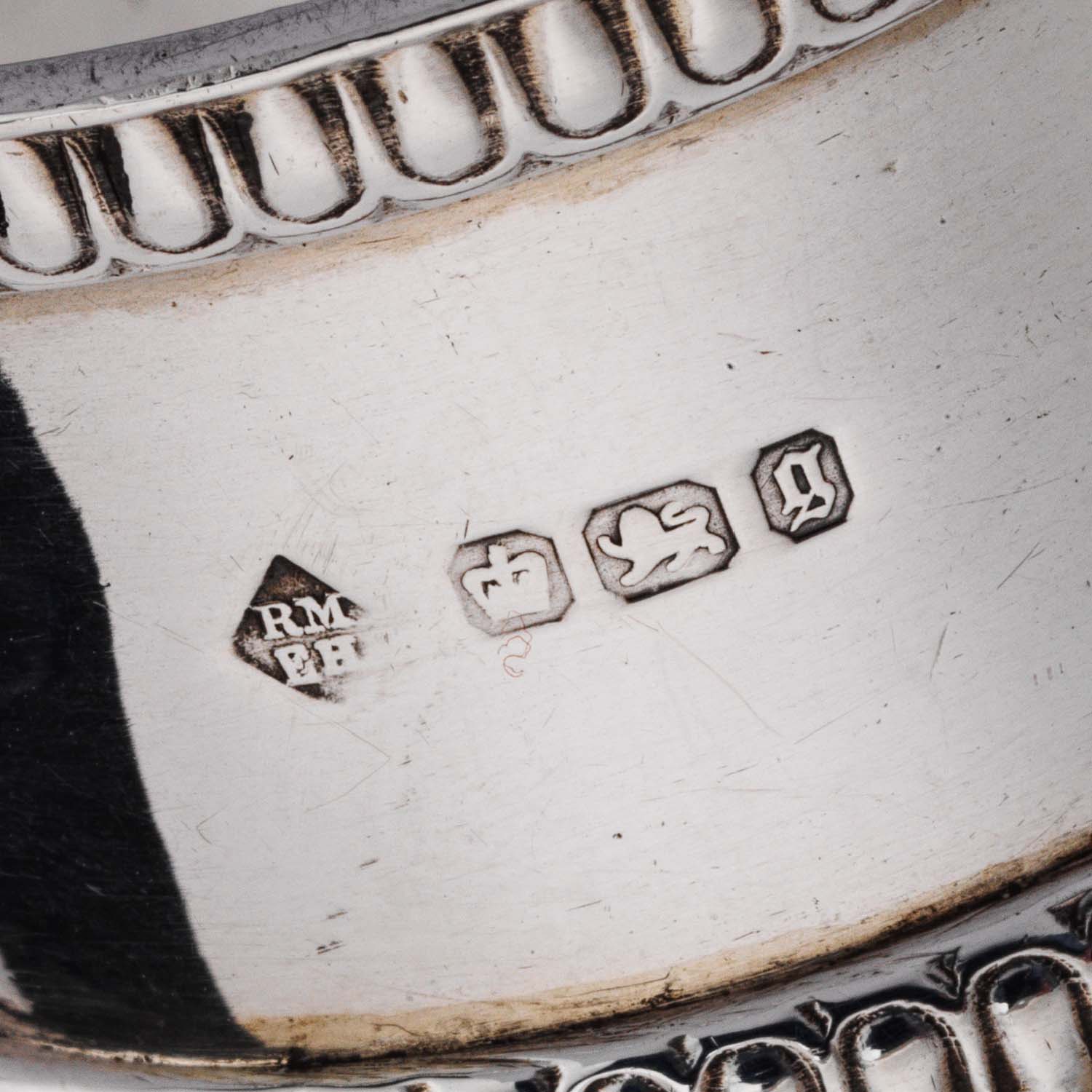 Antique Silver Napkin Ring - Image 4