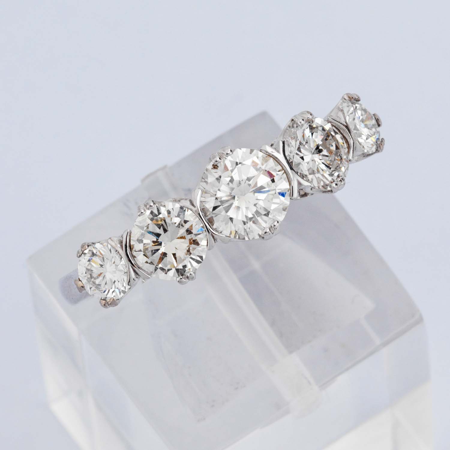 Five Stone Diamond Eternity Ring - Image 3