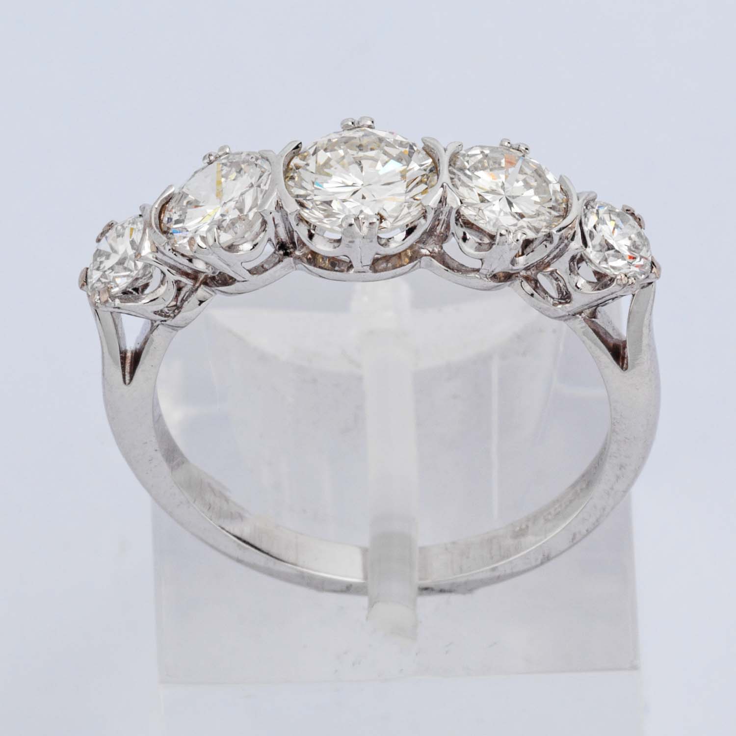 Five Stone Diamond Eternity Ring - Image 4