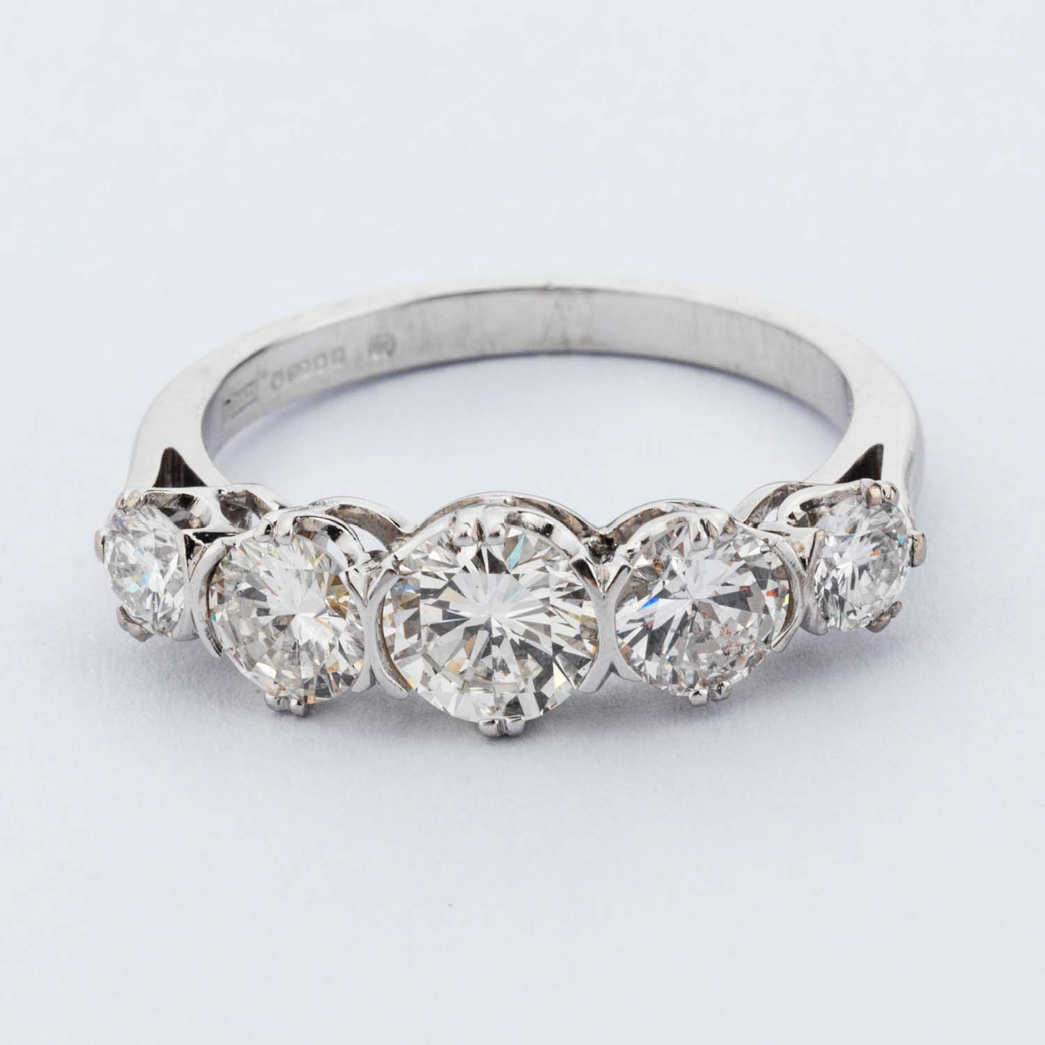 Five Stone Diamond Eternity Ring - Image 5