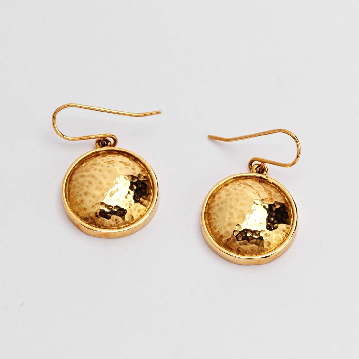 Gold Circular Link Bracelet & Earring Set - Image 7
