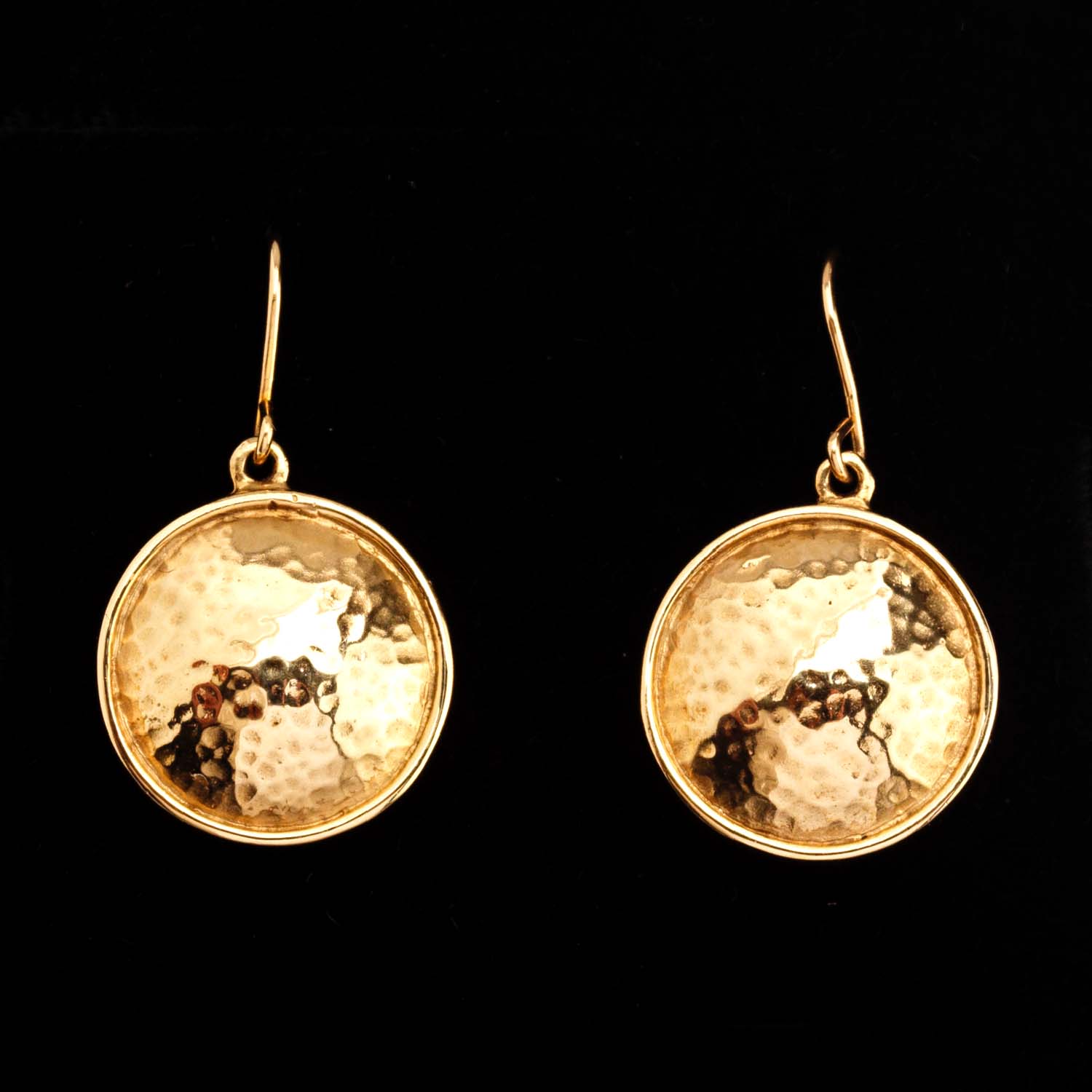 Gold Circular Link Bracelet & Earring Set - Image 10